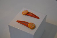  Ganchos Borboletas - Laranja